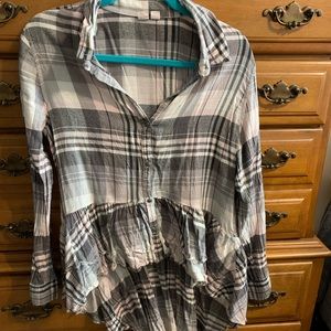 Buttondown plaid shirt